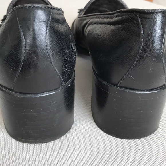 Cole Hann Italian made tassel block heeled loafers - Picture 4 of 8